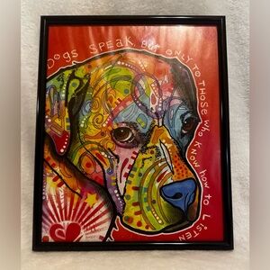 Dogs Speak Art 8 x 10
